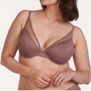 NWT ThirdLove 24/7 Classic Contour Plunge Bra 38A 1/2